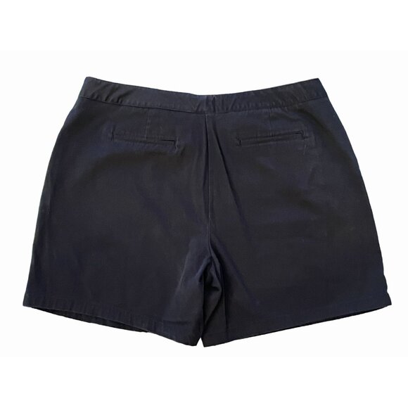 Izod Perform flat front black athletic golf shorts sz 14 stretch 5" pockets - Picture 5 of 6